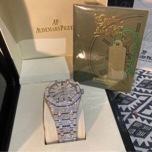 AP Moissanite Watch (Box and Papers INCLUDED)
